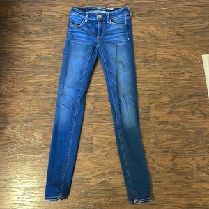American Eagle skinny jeans- super stretch x size 0 long